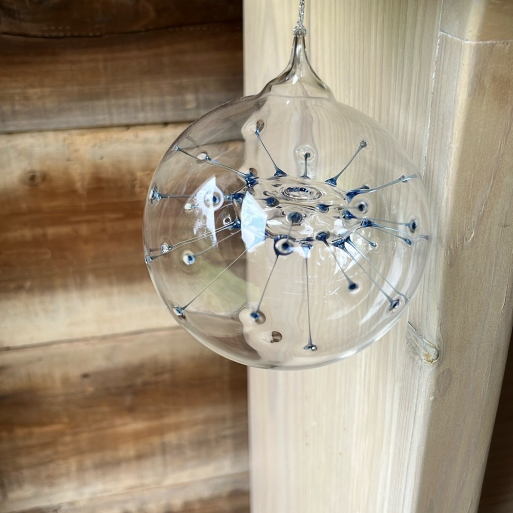 Blown glass ornament